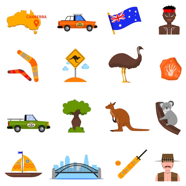 free-vector-australia-icons-set