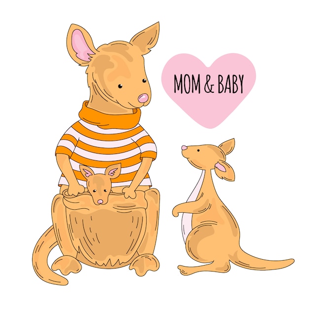 Download Premium Vector | Australian animal cartoon