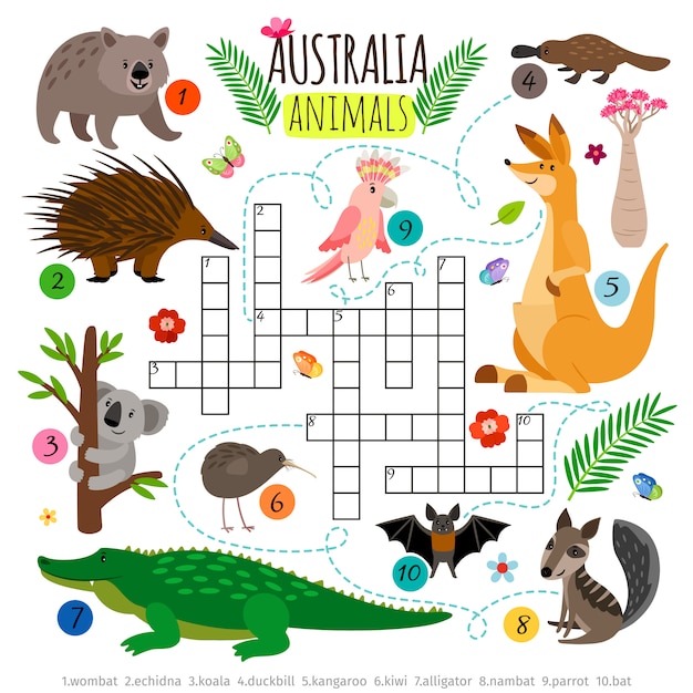 australian predators crossword clue