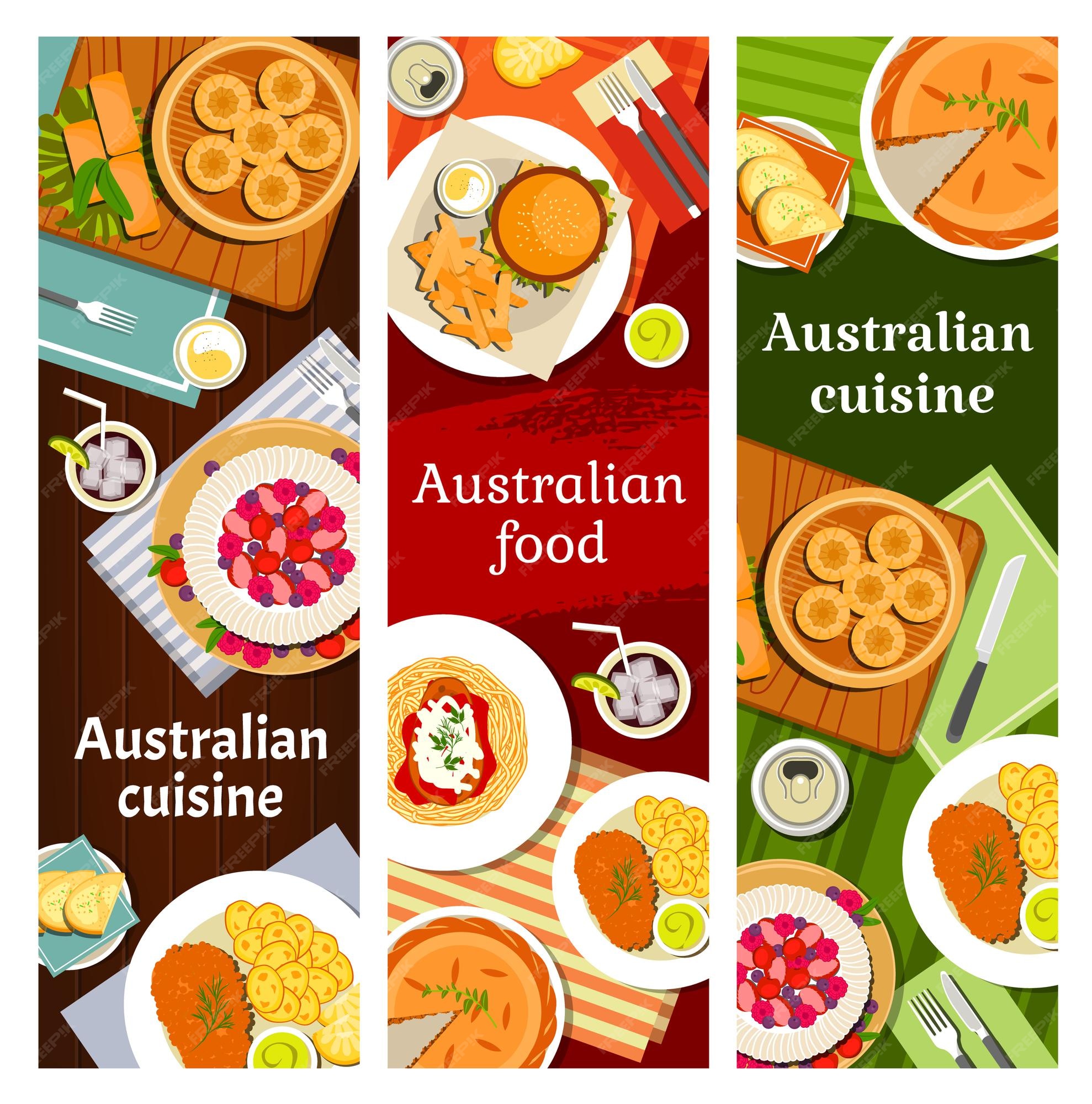 premium-vector-australian-food-cuisine-menu-dishes