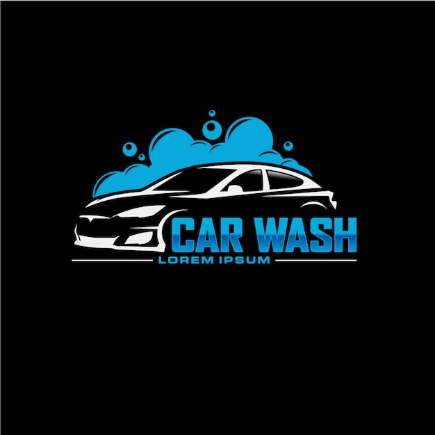 Premium Vector Auto Car Wash Logo Design