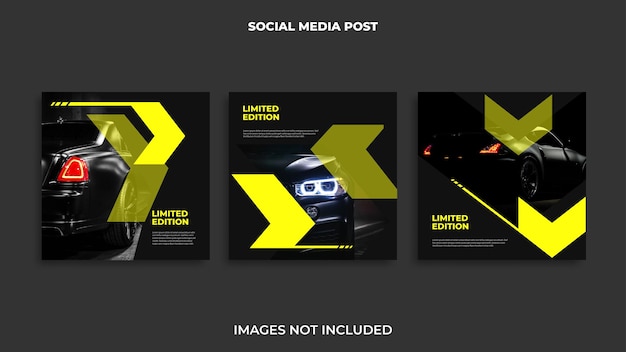 Premium Vector Automotive Instagram Post Design