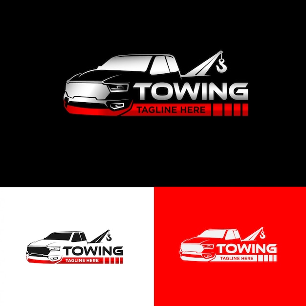 Download Free Automotive Towing Company Logo Design Premium Vector Use our free logo maker to create a logo and build your brand. Put your logo on business cards, promotional products, or your website for brand visibility.