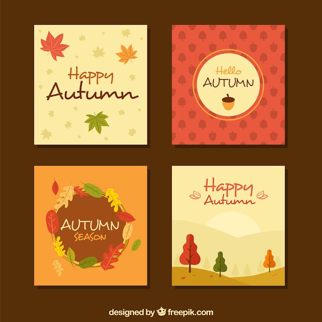free-vector-autumn-greeting-card-collection