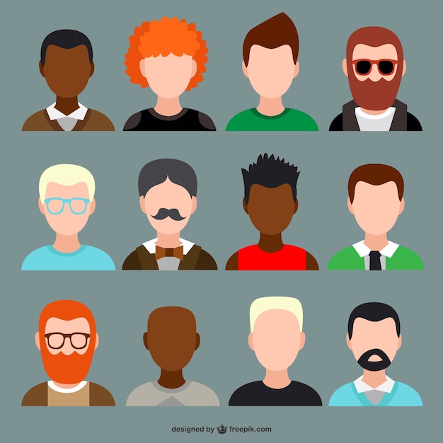 Download Avatars pack | Free Vector