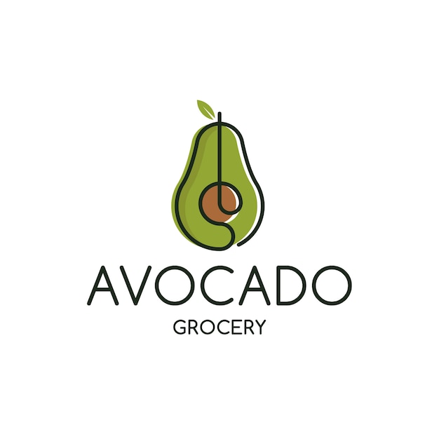 Download Free Avocado Grocery Logo Template Premium Vector Use our free logo maker to create a logo and build your brand. Put your logo on business cards, promotional products, or your website for brand visibility.