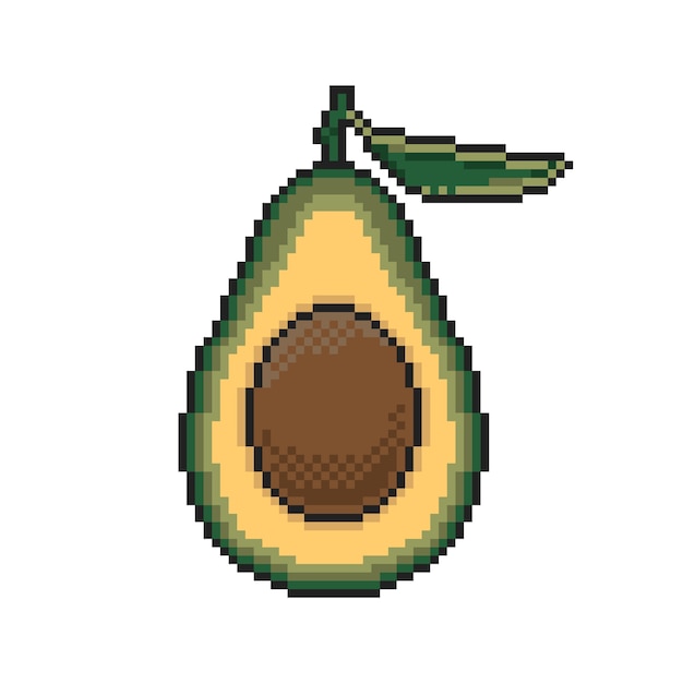 Avocado Pixel Art