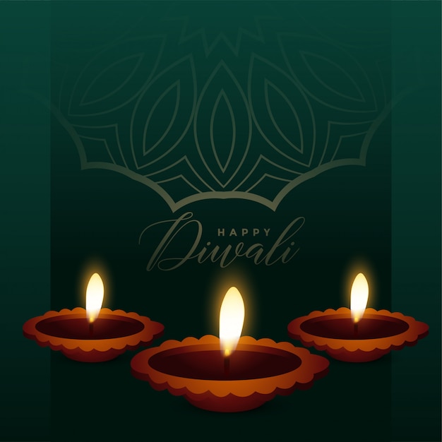 Awesome diya background for diwali\
festival