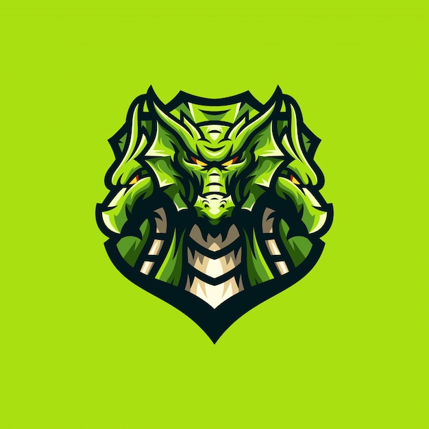 Download Free Awesome Dragon Logo Sport Template Premium Vector Use our free logo maker to create a logo and build your brand. Put your logo on business cards, promotional products, or your website for brand visibility.