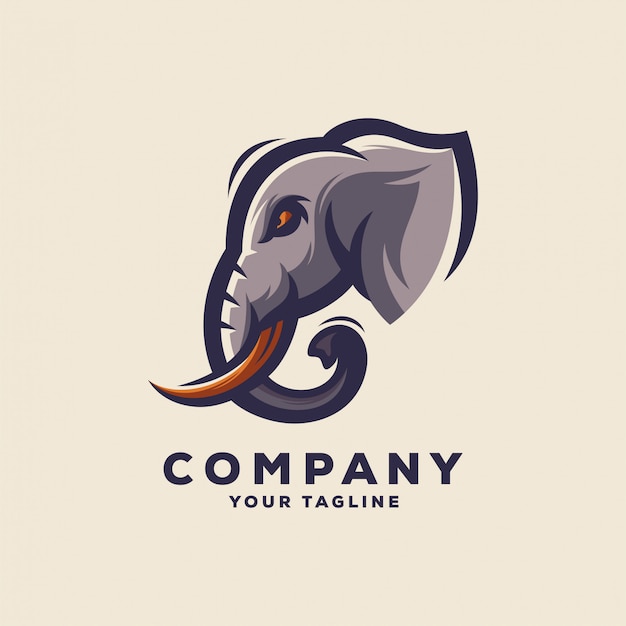 Download Free Awesome Elephant Head Logo Design Premium Vector Use our free logo maker to create a logo and build your brand. Put your logo on business cards, promotional products, or your website for brand visibility.