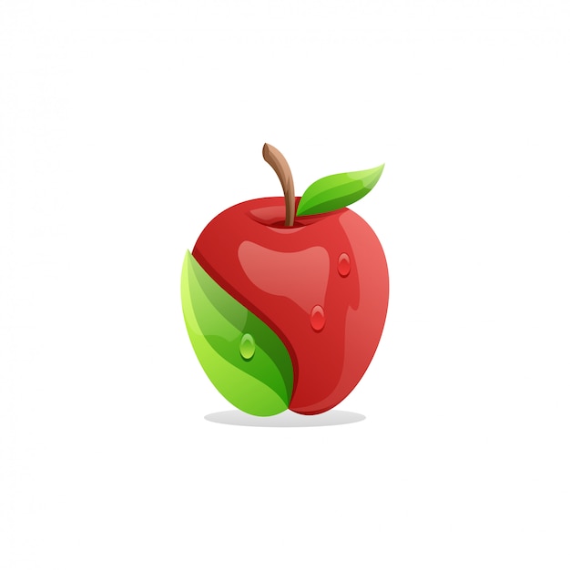 Download Free Awesome Fresh Apple Logo Premium Vector Use our free logo maker to create a logo and build your brand. Put your logo on business cards, promotional products, or your website for brand visibility.