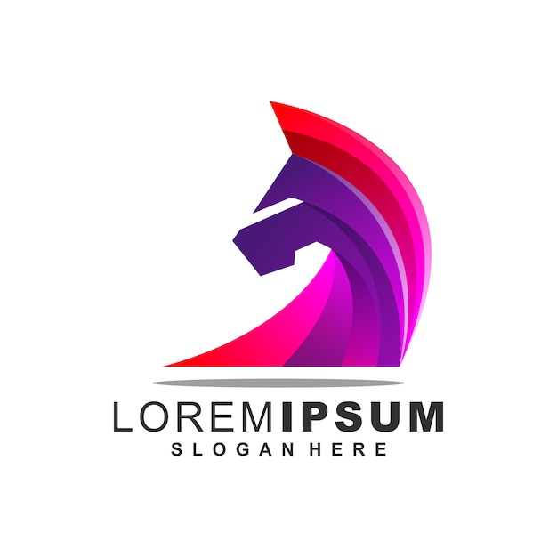 Download Free Awesome Horse Logo Premium Vector Use our free logo maker to create a logo and build your brand. Put your logo on business cards, promotional products, or your website for brand visibility.