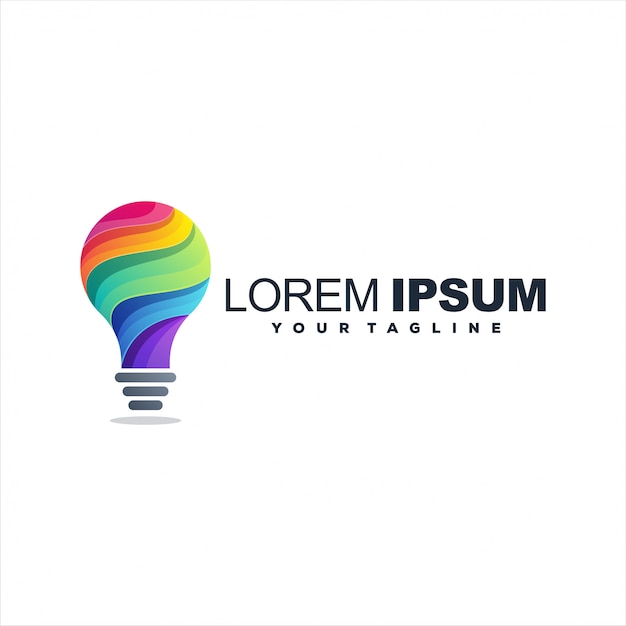 Download Free Awesome Lamp Gradient Logo Design Premium Vector Use our free logo maker to create a logo and build your brand. Put your logo on business cards, promotional products, or your website for brand visibility.