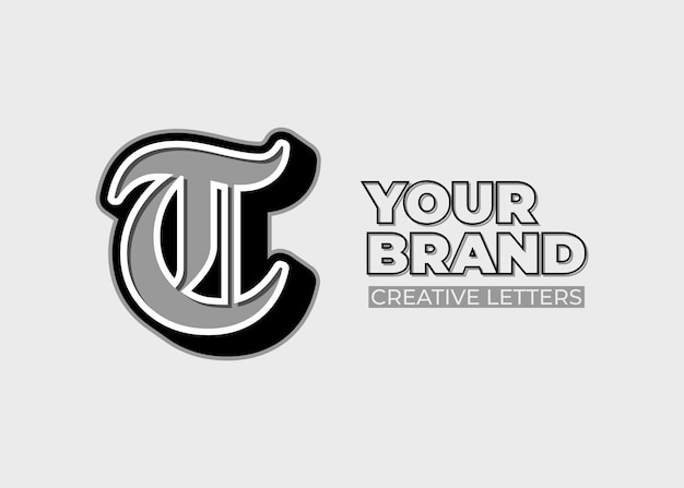 Premium Vector | Awesome letter t logo alphabet set