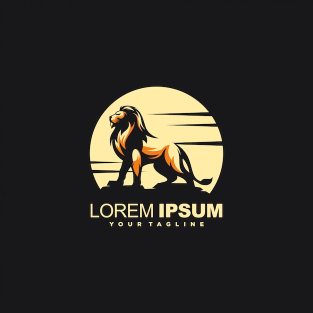 Download Free Awesome Lion Moon Logo Design Premium Vector Use our free logo maker to create a logo and build your brand. Put your logo on business cards, promotional products, or your website for brand visibility.