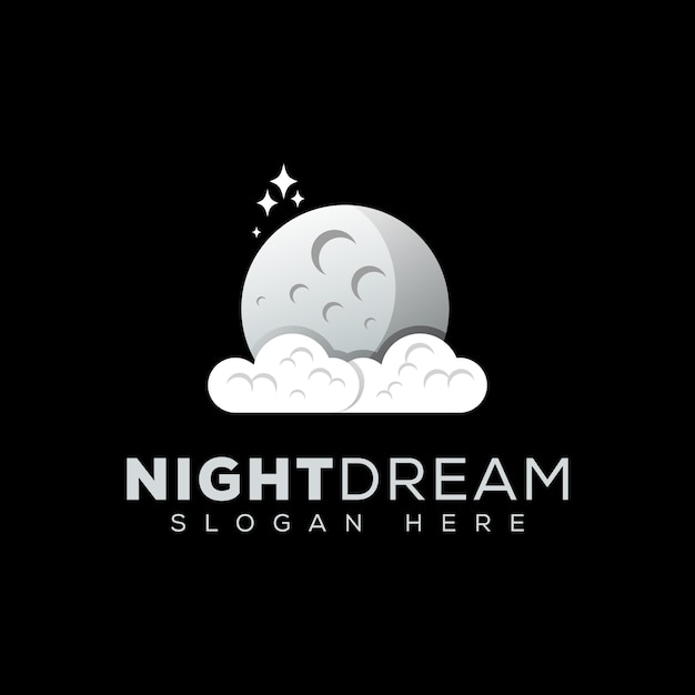 Download Free Awesome Night Dream With Moon Logo Design Template Premium Vector Use our free logo maker to create a logo and build your brand. Put your logo on business cards, promotional products, or your website for brand visibility.