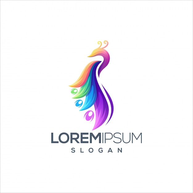 Premium Vector Awesome Peacock Logo Design Vector 2889