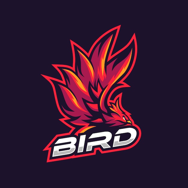 Download Free Awesome Red Bird Illustration For Gaming Squad Premium Vector Use our free logo maker to create a logo and build your brand. Put your logo on business cards, promotional products, or your website for brand visibility.