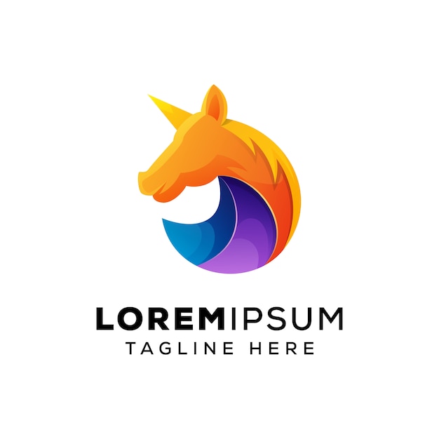 Download Free Awesome Unicorn Logo Horse Logo Premium Vector Premium Vector Use our free logo maker to create a logo and build your brand. Put your logo on business cards, promotional products, or your website for brand visibility.