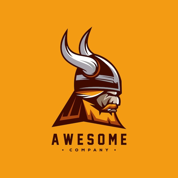 Download Premium Vector | Awesome viking logo design vector