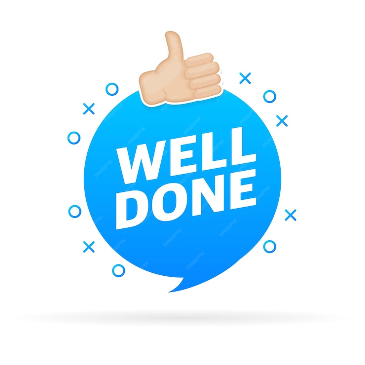 Premium Vector | Awesome well done button great design for any purposes