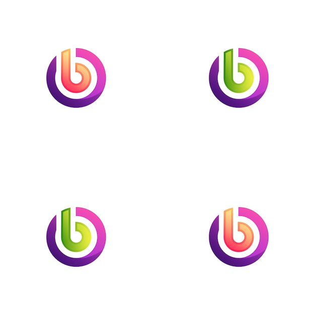 Premium Vector | B Circle Logo