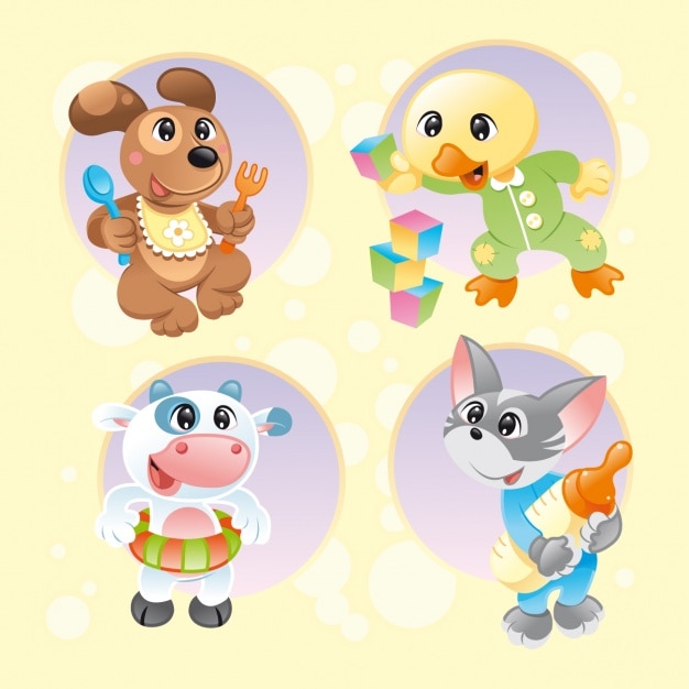 Baby animals collection