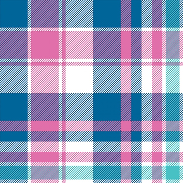 Premium Vector | Baby Blue Pink Pastel Color Plaid Seamless Pattern..