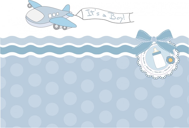 airplane baby announcement