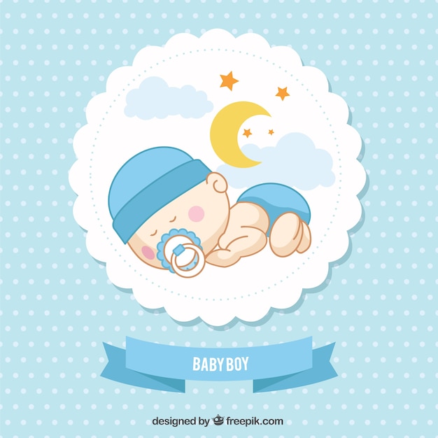 Download Premium Vector | Baby boy card