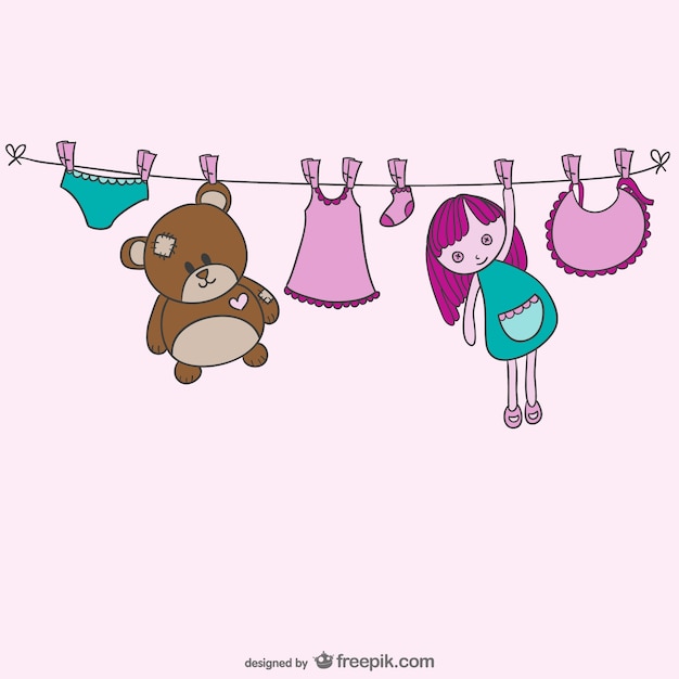 Baby clothesline