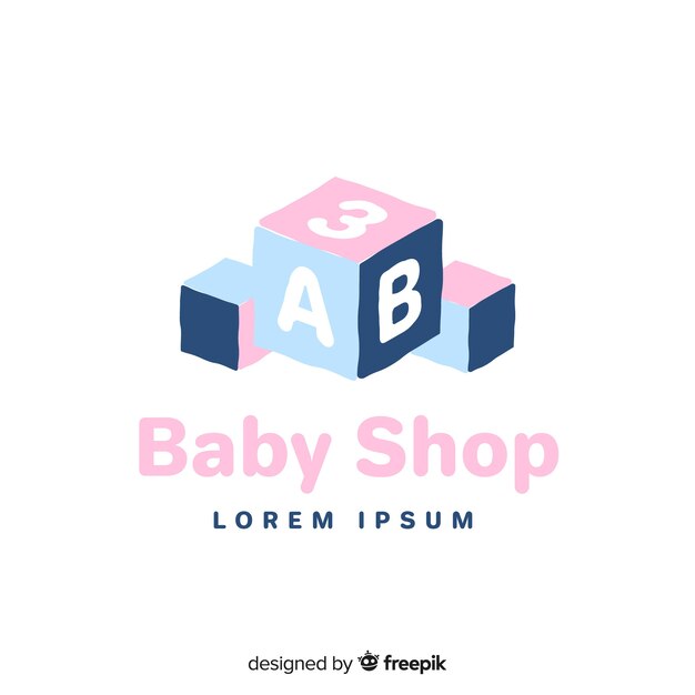 Download Free Baby Cute Logo Free Vector Use our free logo maker to create a logo and build your brand. Put your logo on business cards, promotional products, or your website for brand visibility.