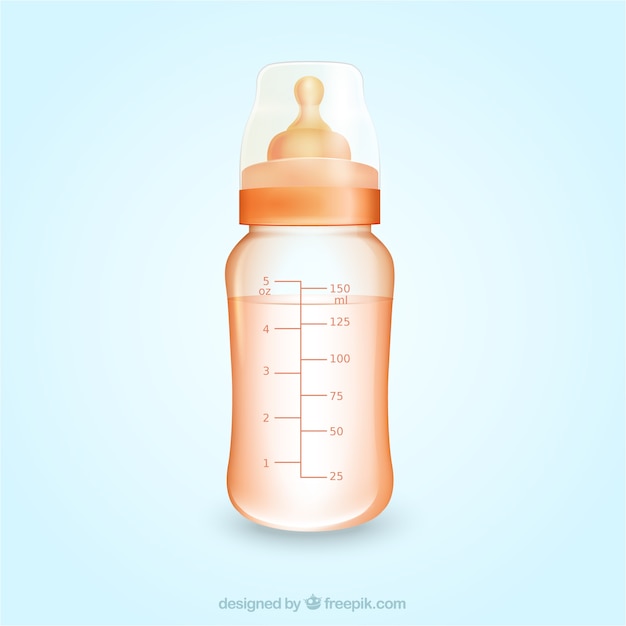 Download Baby's bottle | Free Vector