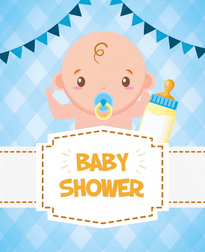 Free Vector | Baby shower card