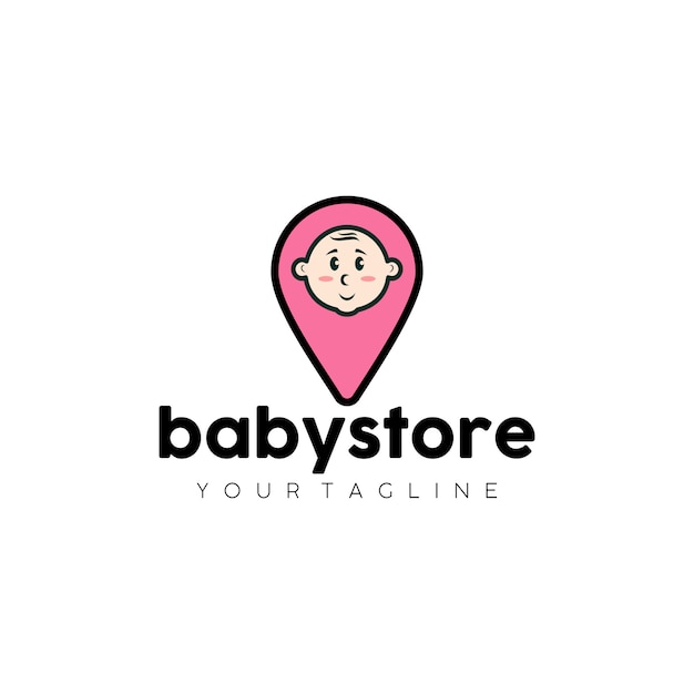 Premium Vector Baby Store Logo