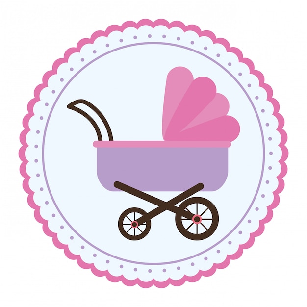 Download Premium Vector | Baby stroller icon