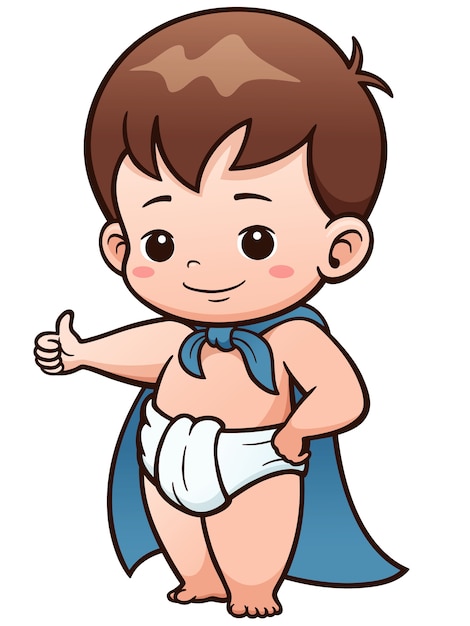 Download Baby super hero cosplay character Vector | Premium Download