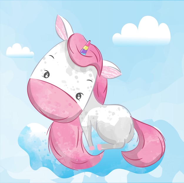 Download Baby unicorn | Premium Vector