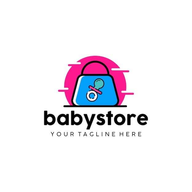 Premium Vector | Babystore logo