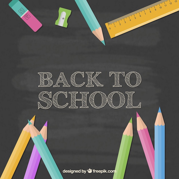 Free Vector Back To School Background