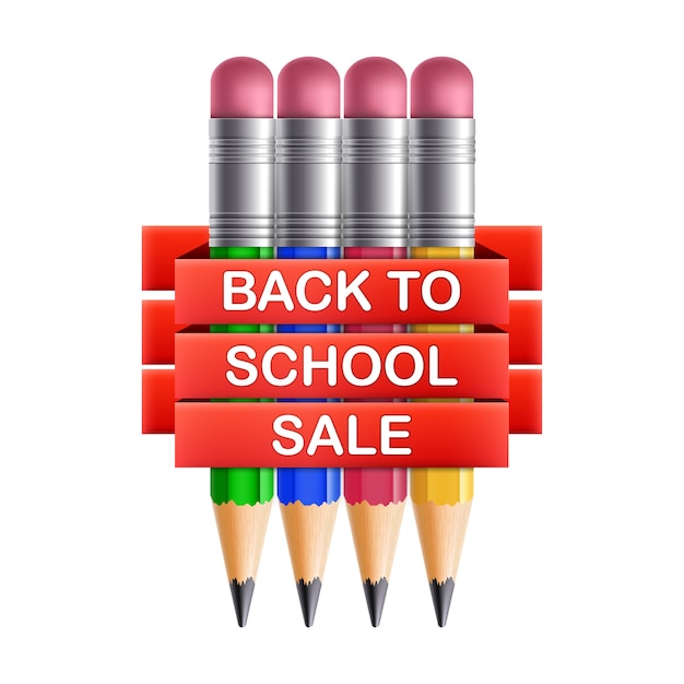 Premium Vector | Back To School Sale Illustration