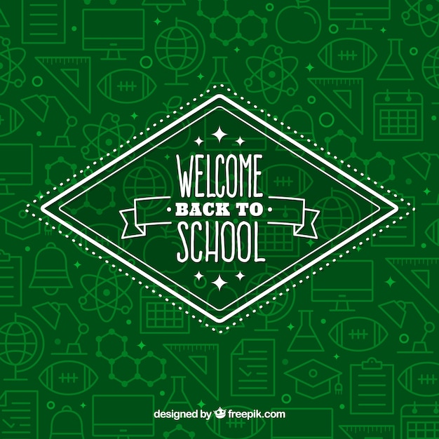 Back to school pattern background Free Vector Back to school pattern background Free Vector