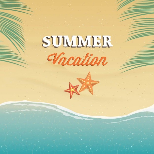 Download Background about summer vacation Vector | Free Download