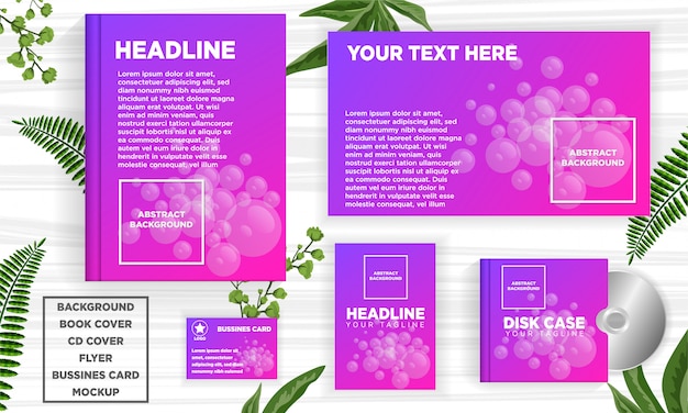 Background bubble design element vector illustration Premium Vector