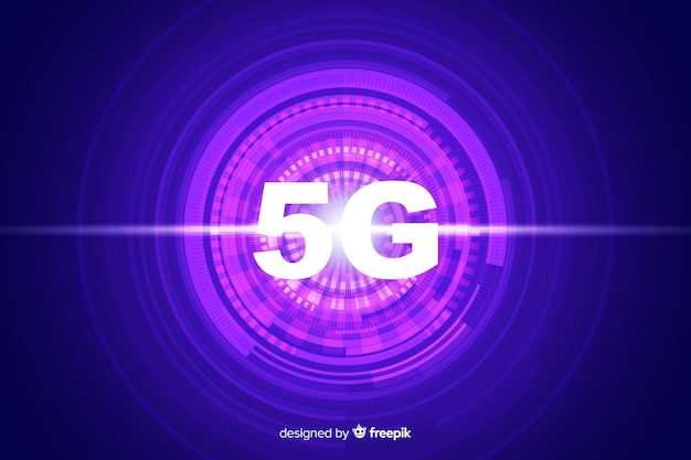 Free Vector | Background concept 5g