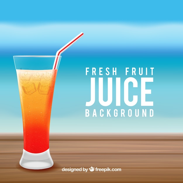 Free Vector | Background of fresh fruit juice