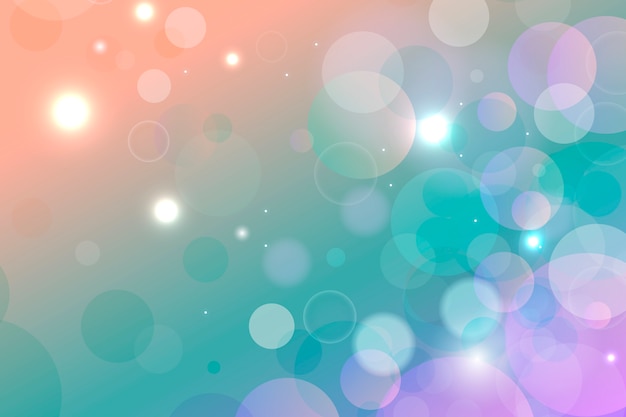 Free Vector | Background gradient with bokeh effect