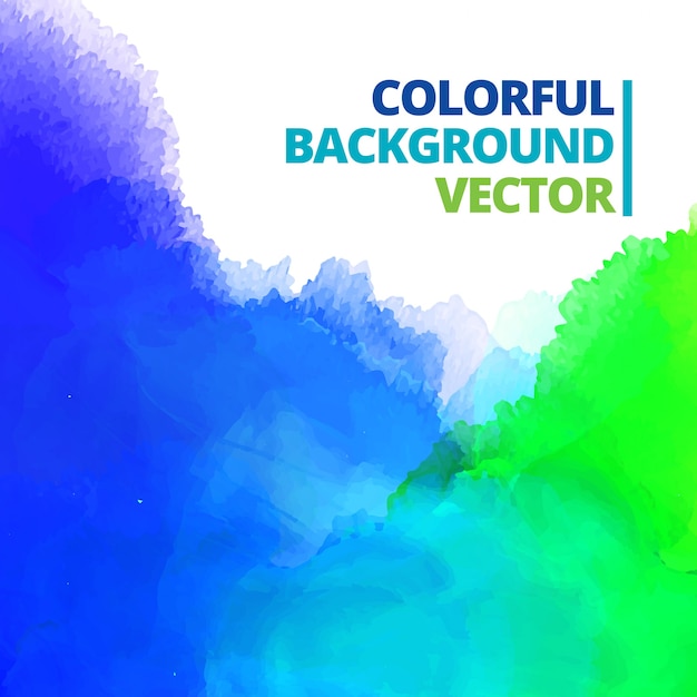 Background of multi color ink design Free Vector