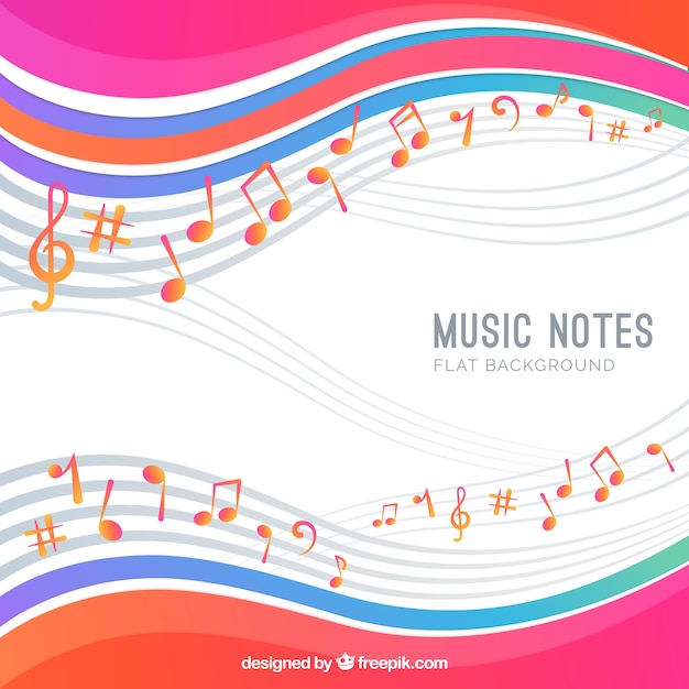 Download Free Download Free Background Of Musical Notes With Waves Vector Freepik Use our free logo maker to create a logo and build your brand. Put your logo on business cards, promotional products, or your website for brand visibility.