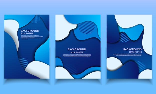 Download Free Background Papercut Blue Template Collection Poster Premium Vector Use our free logo maker to create a logo and build your brand. Put your logo on business cards, promotional products, or your website for brand visibility.
